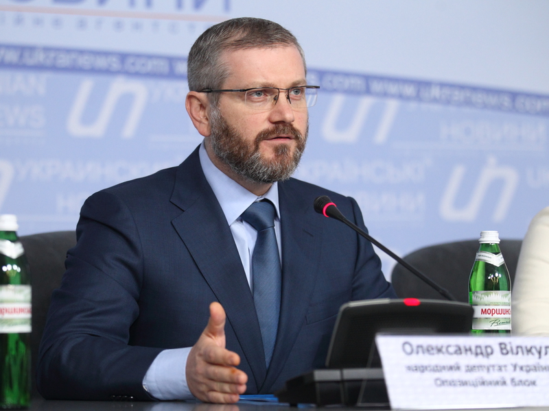 Александр Вилкул на пресс-конференции посвященной итогам работы правительства Яценюка за год 