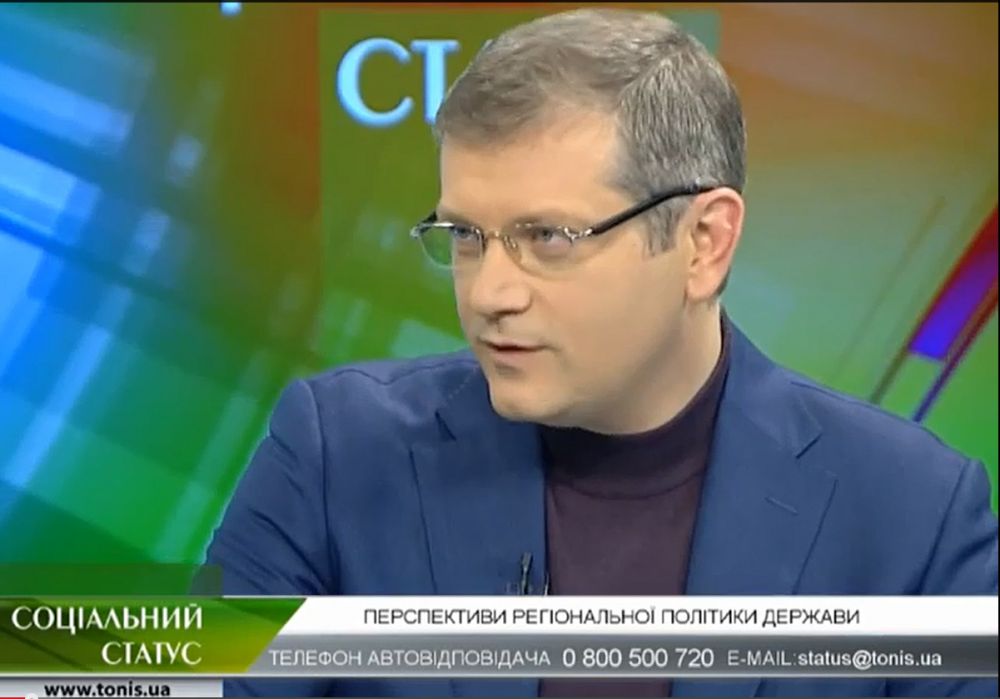 Александр Вилкул в программе "Социальный статус" на телеканале Tonis 